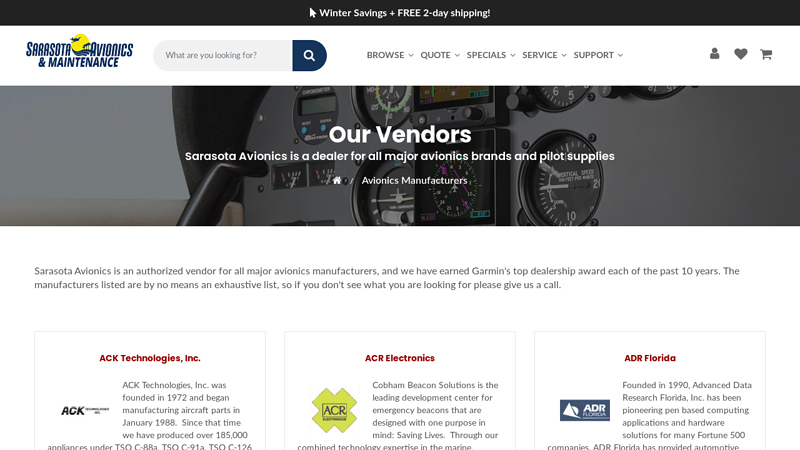 Our Vendors sarasota car parts