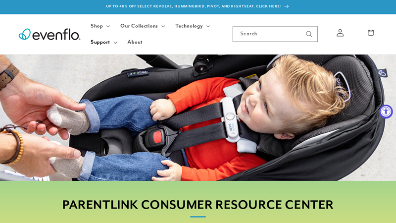 Parentlink Consumer Resource Center evenflo car seat parts