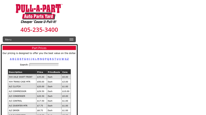 Part Prices Auto Parts lkq auto parts near me