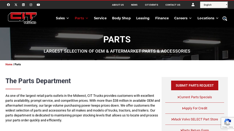 Parts cit truck parts