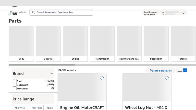 Parts ford official parts