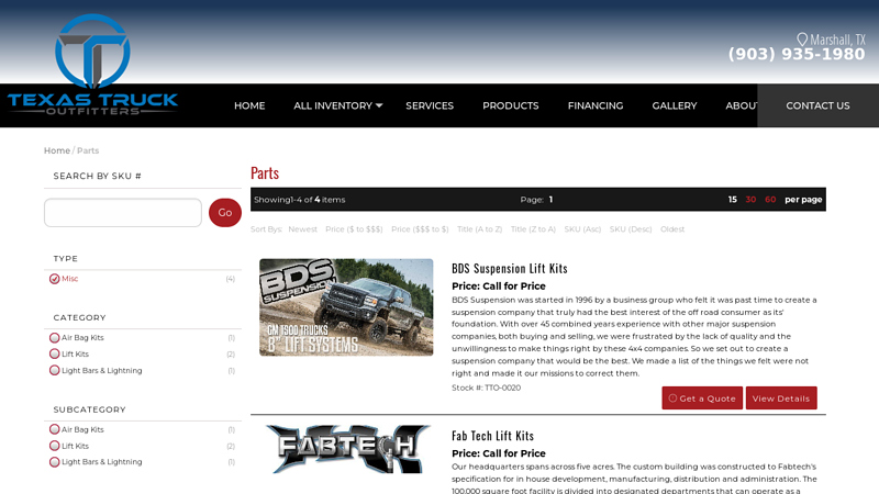 Parts southern truck parts