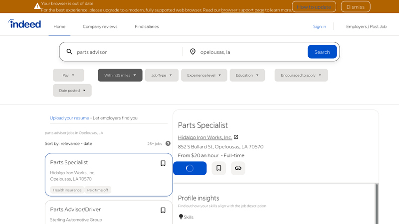 Parts Advisor jobs in Opelousas, LA advance auto parts opelousas la