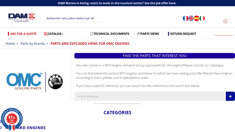 Parts and exploded views for OMC engines omc boat motor parts