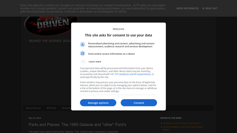 Parts and Pieces 65 ford galaxie 500 parts