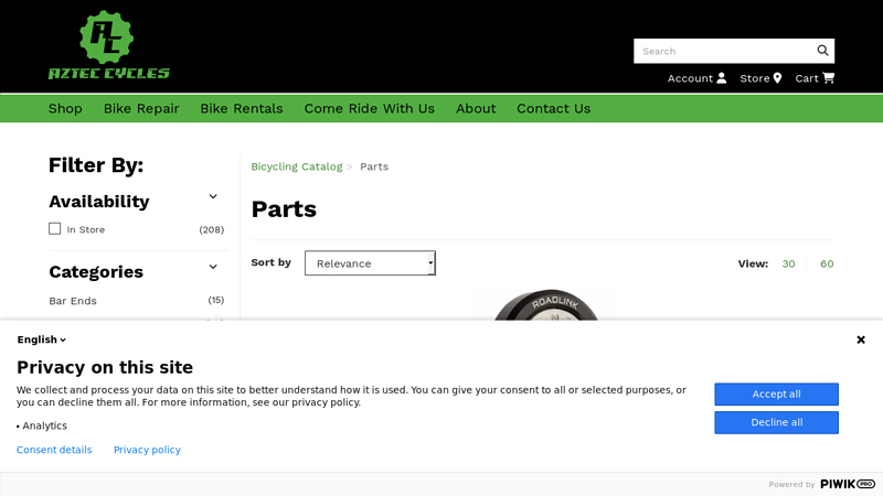 Parts - Aztec Cycles azteca auto parts