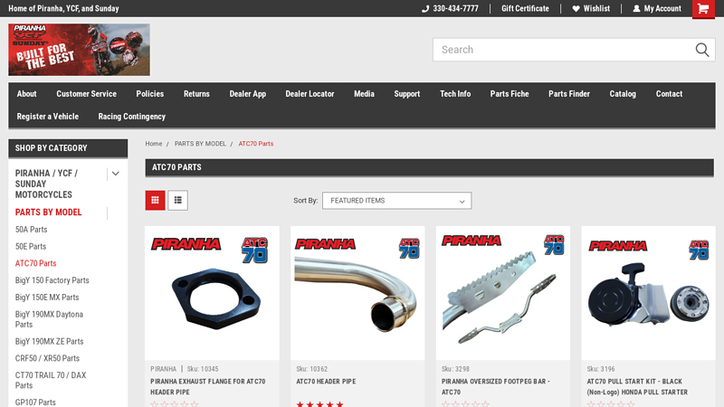 PARTS BY MODEL honda atc 70 parts