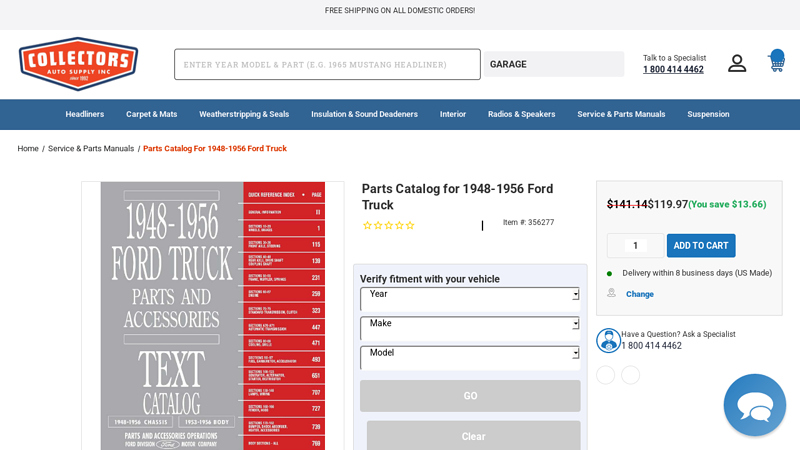 Parts Catalog for 1948 1951 ford f1 parts