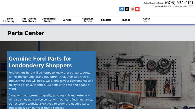 Parts Center derry auto parts