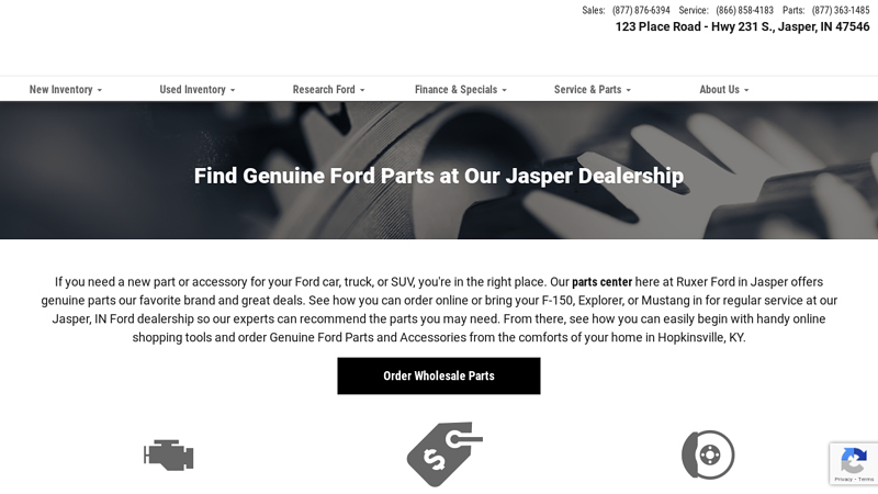 Parts Center midway ford parts