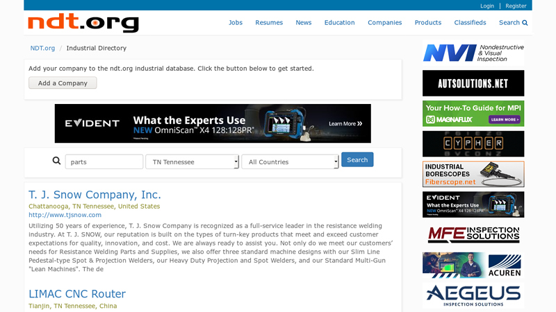 parts Companies in TN Tennessee from the Industrial Company ... auto parts cookeville tn