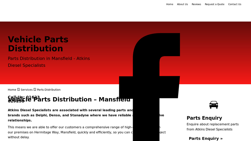 Parts Distribution service in Mansfield from Atkins Diesel Specialists adkins auto parts