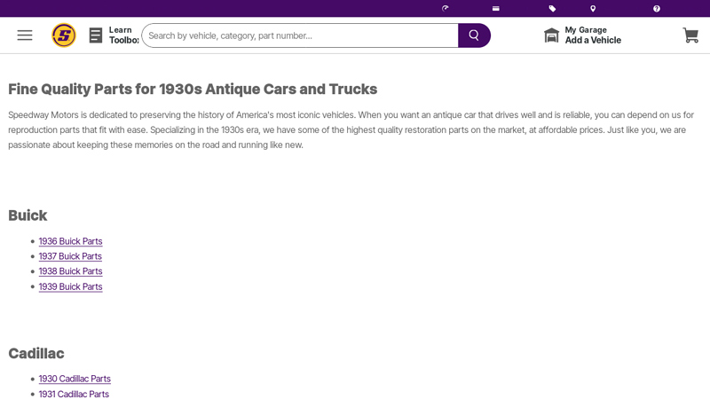 Parts for 1930s Cars & Trucks 1937 chevy truck parts