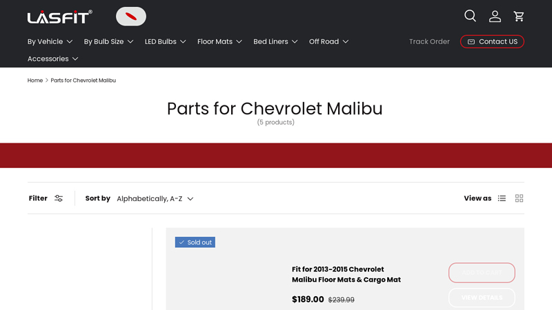 Parts for Chevrolet Malibu chevrolet malibu car parts
