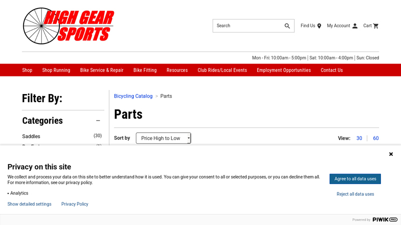 Parts - High Gear Sports auto parts petoskey mi