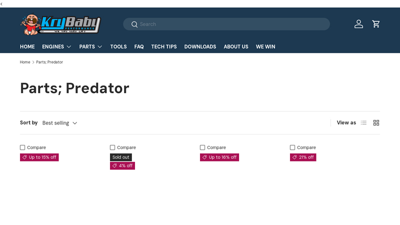 Parts; Predator predator motor parts