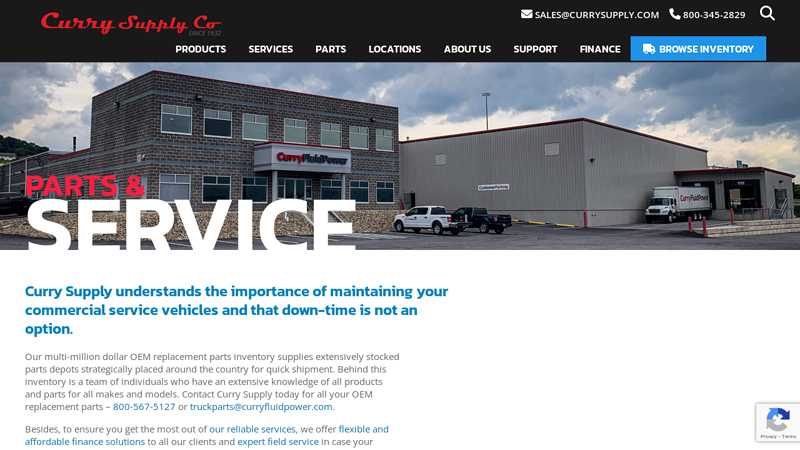 Parts & Service water truck parts