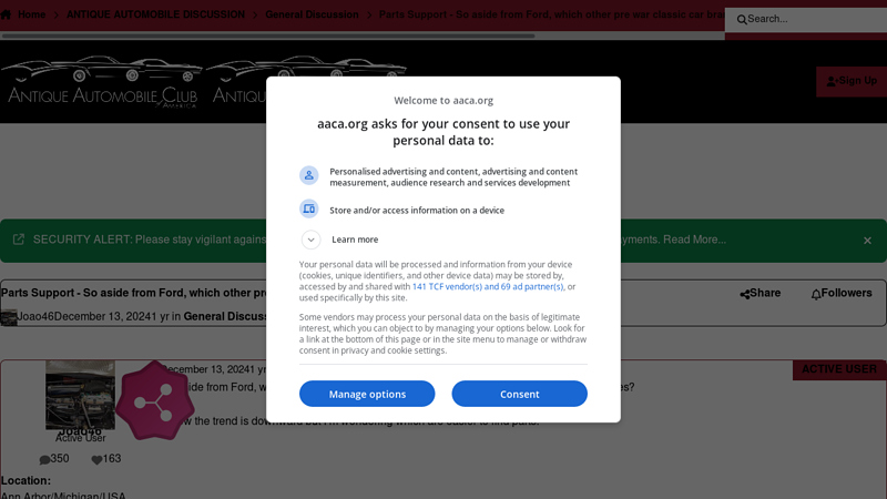 Parts Support model t car parts