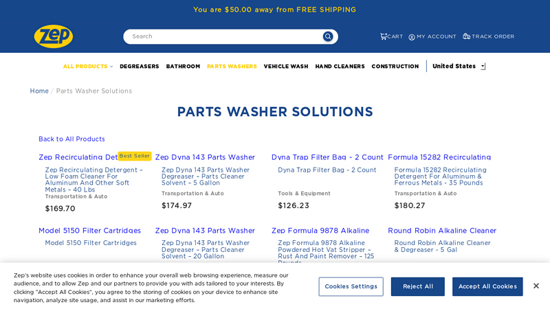Parts Washer Solutions auto parts cleaner solvent