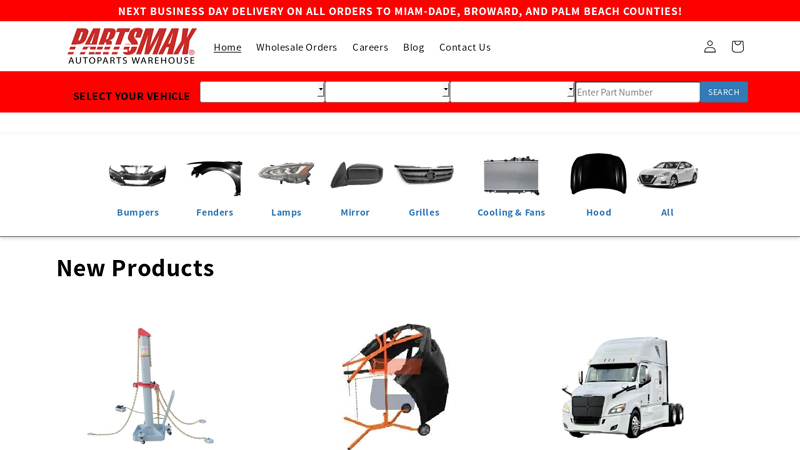Partsmax aftermarket auto parts miami