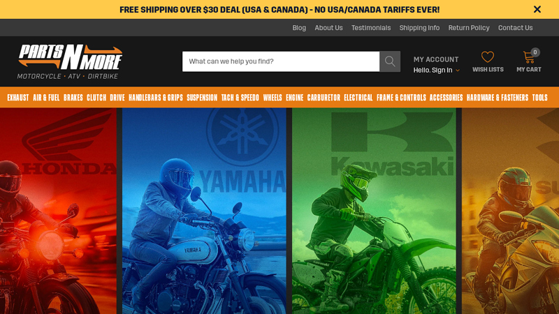 Partsnmore honda motorcycles parts near me