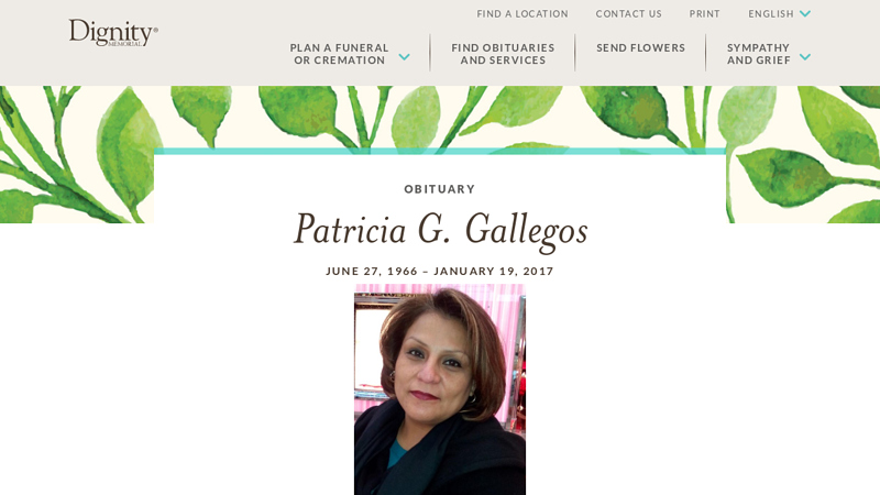 Patricia Gallegos Obituary certifit auto parts arlington texas
