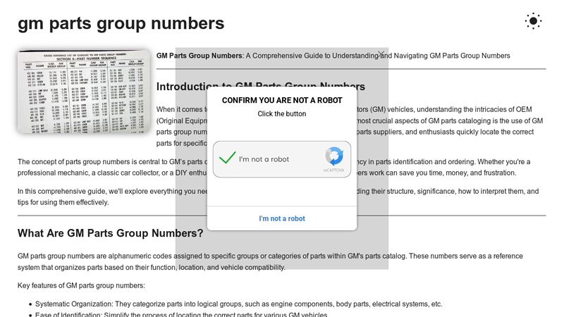 [PDF] Gm Parts Group Numbers general motors part number