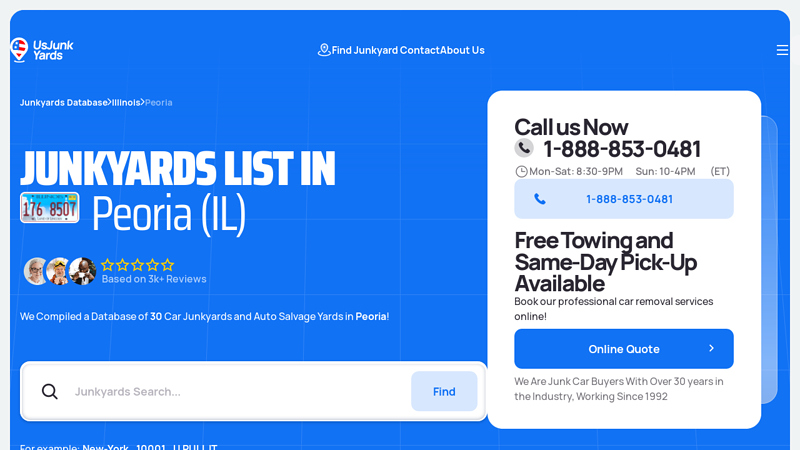 Peoria (IL) County used auto parts peoria il