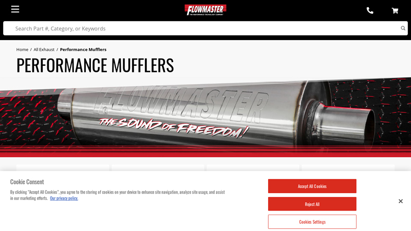 Performance Mufflers muffler car part