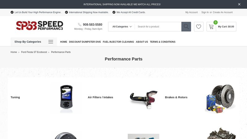 Performance Parts fiesta st car parts