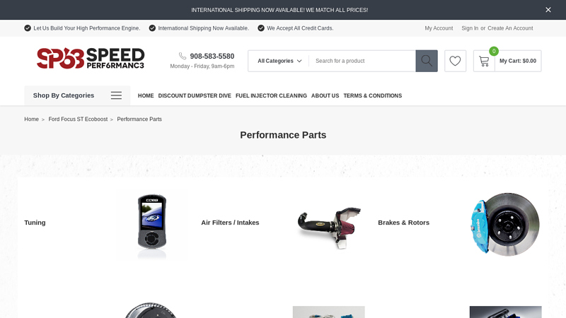 Performance Parts ford focus auto parts