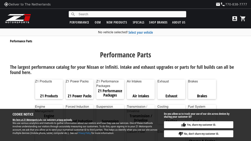 Performance Parts g37 car parts