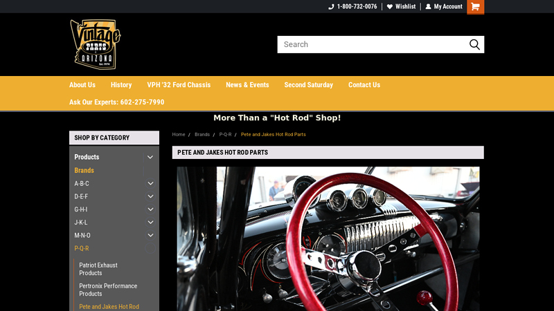 Pete and Jakes Hot Rod Parts jake's auto parts