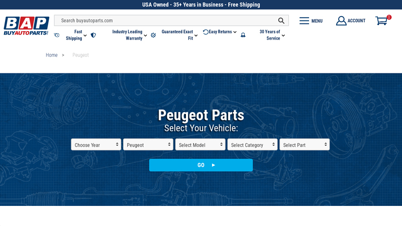 Peugeot Parts Online peugeot auto parts