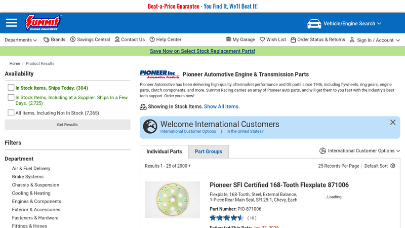 Pioneer Automotive Parts pioneer car parts