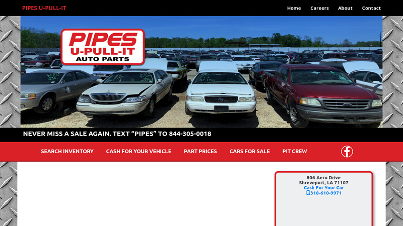 Pipes U-Pull-It Auto Parts where can i sell car parts for cash near me