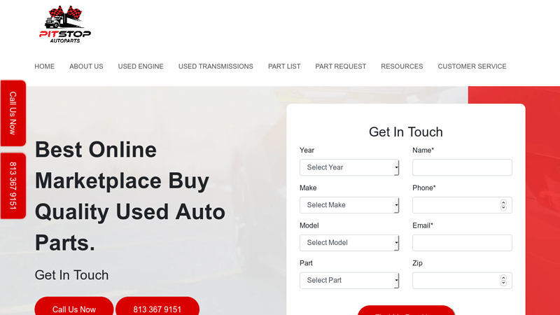 Pitstop Autoparts auto parts tampa