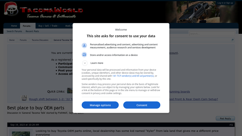 place to buy OEM parts toyota tundra parts catalog