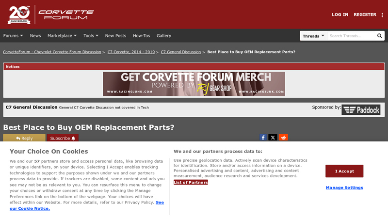 Place to Buy OEM Replacement Parts? corvette auto parts online