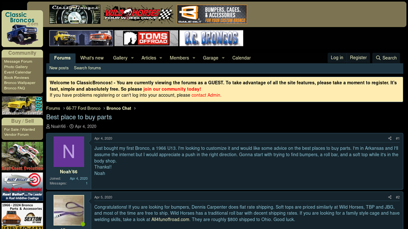 place to buy parts ford bronco parts catalog