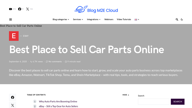 Place to Sell Car Parts Online who buys used car parts