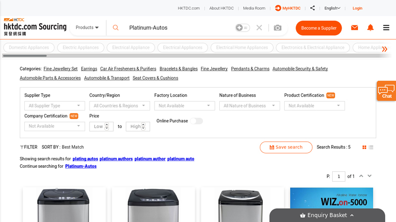 Platinum platinum auto parts