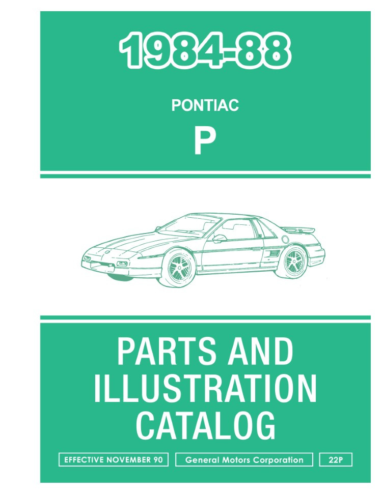 Pontiac Fiero Auto Parts guide