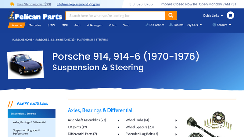 Porsche 914, 914 porsche 914 auto parts