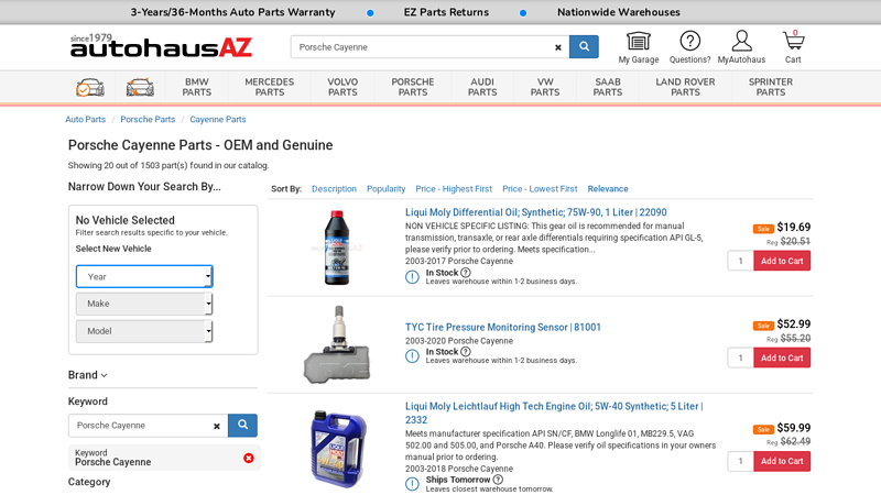 Porsche Cayenne Parts porsche cayenne auto parts