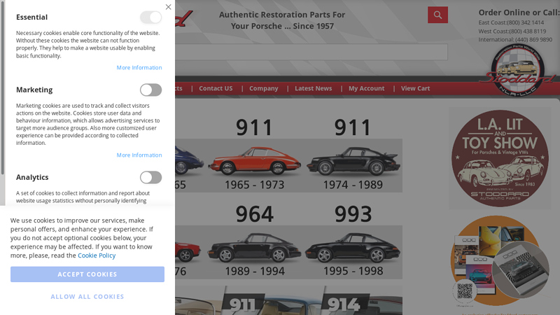 Porsche Parts porsche 911 auto parts