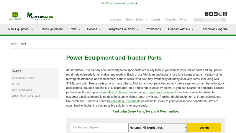 Power Equipment & Tractor Parts aftermarket jd tractor parts