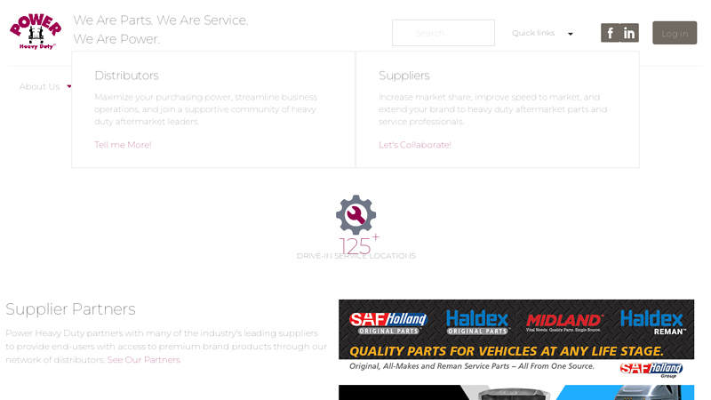 Power Heavy Duty all in one truck parts and service inc