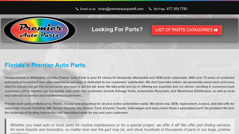 Premier Auto Parts premier auto parts