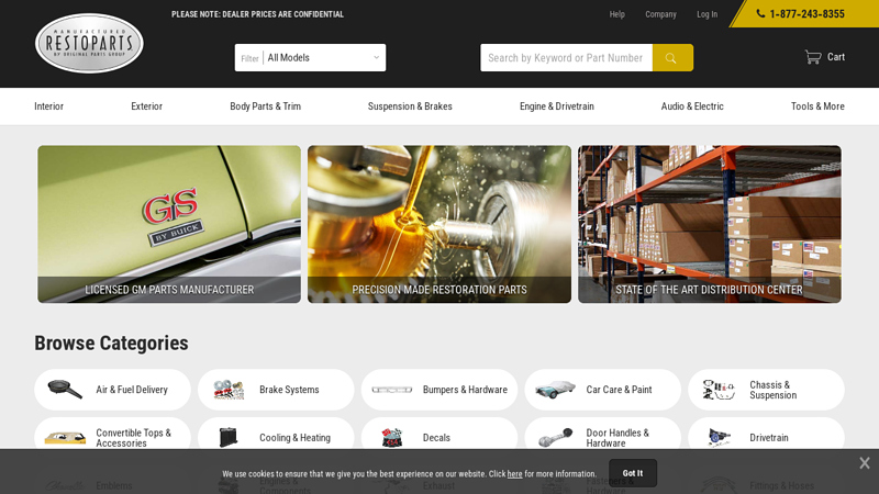 Premier Manufacturer of Classic GM Parts @ RESTOPARTS.com cutlass auto parts